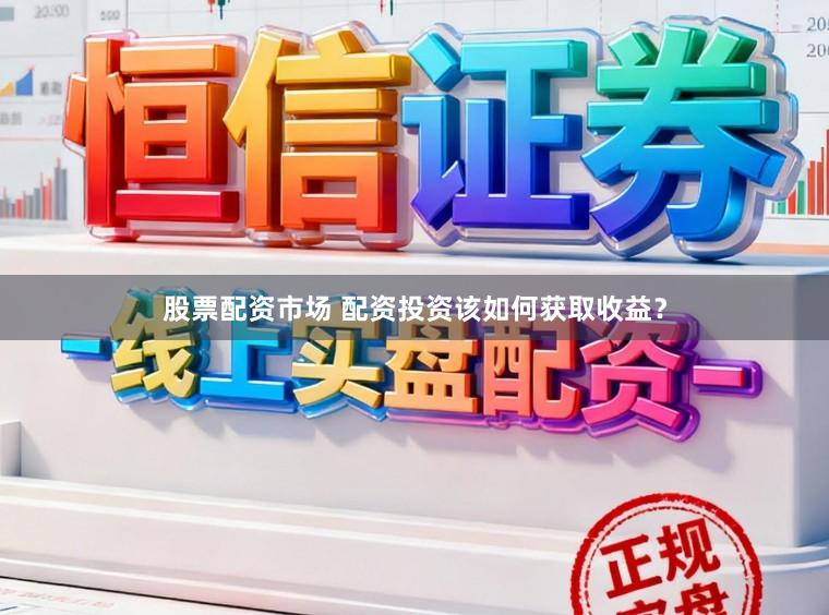 股票配资市场 配资投资该如何获取收益？